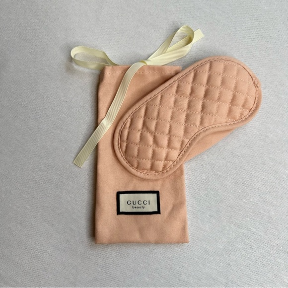 Gucci Accessories - 🛍️🛍️ NWOT GUCCI SLEEP EYE MASK PERFECT FOR MOTHERS DAY GIFT : PEACH COLOR